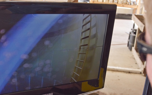 Robotic inspection of water tanks