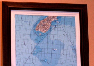 Secretary of State presents unique Antarctic airway chart designed by mobility Airman to New Zealand