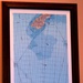 Antarctic airway chart -- designed by past Operation Deep Freeze commander -- presented to Saint Louis dog museum
