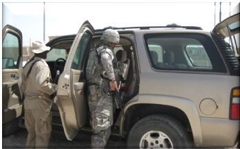 3rd AAB Soldiers provide front-line security