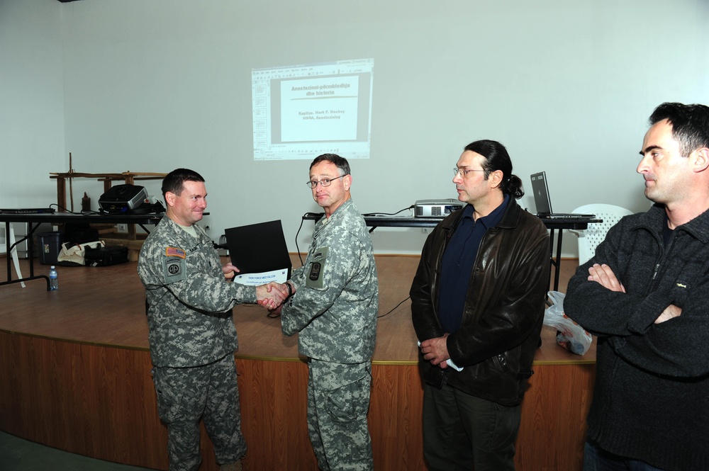 TF MED Falcon holds 'Grand Rounds' in Eastern Kosovo