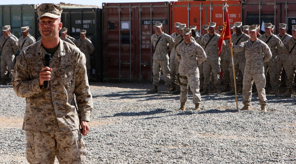 CLB-3 celebrates USMC Birthday in Afghanistan