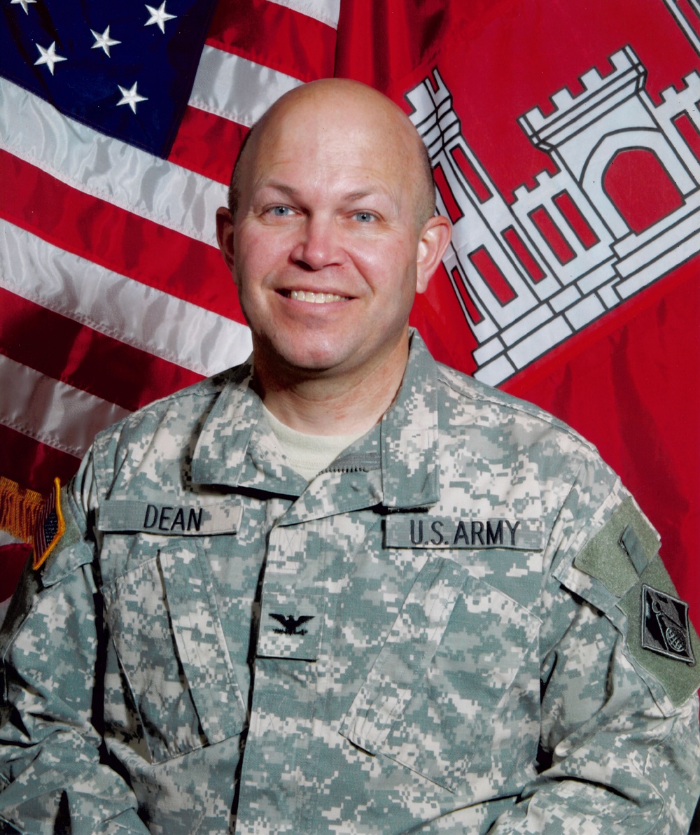 Army Col. Richard Dean leads Forward Engineer Support Team