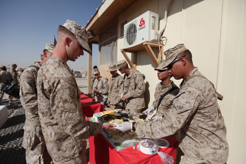 1st MLG FWD celebrates Marine Corps  235th birthday