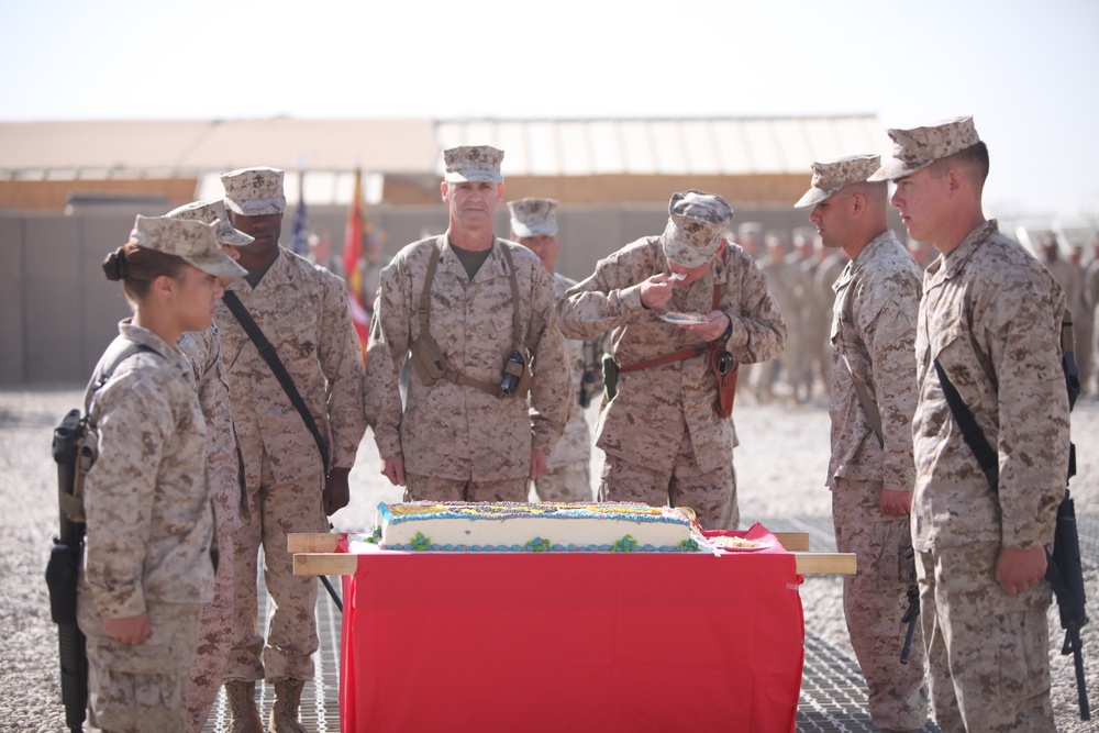 1st MLG FWD celebrates Marine Corps' 235th birthday