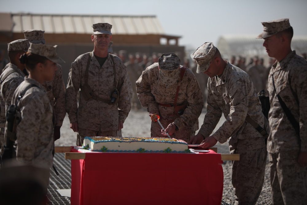 1st MLG FWD celebrates Marine Corps' 235th birthday