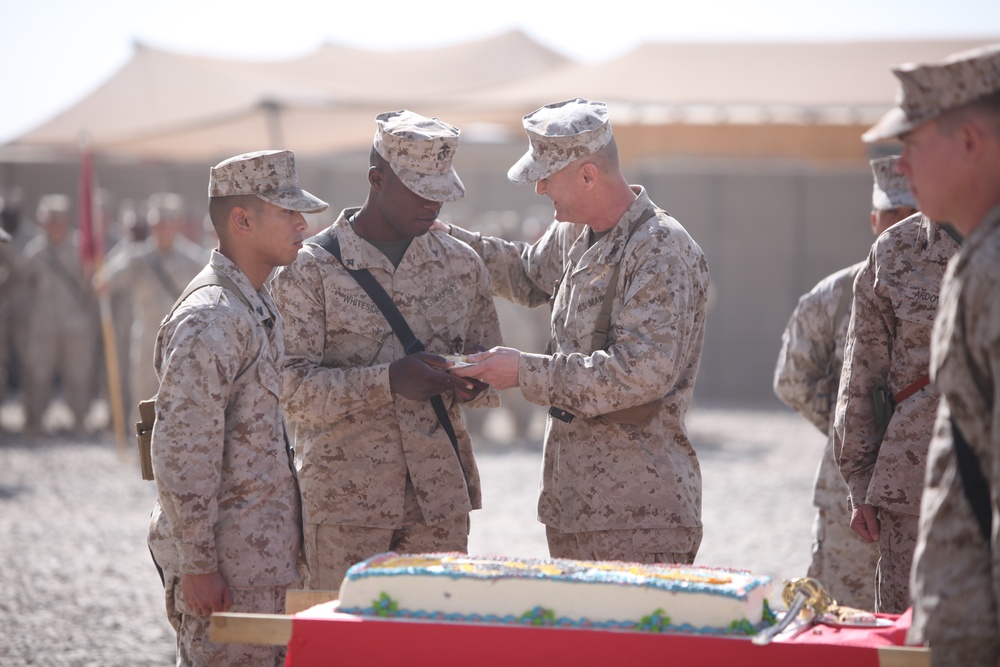 1st MLG FWD celebrates Marine Corps' 235th birthday