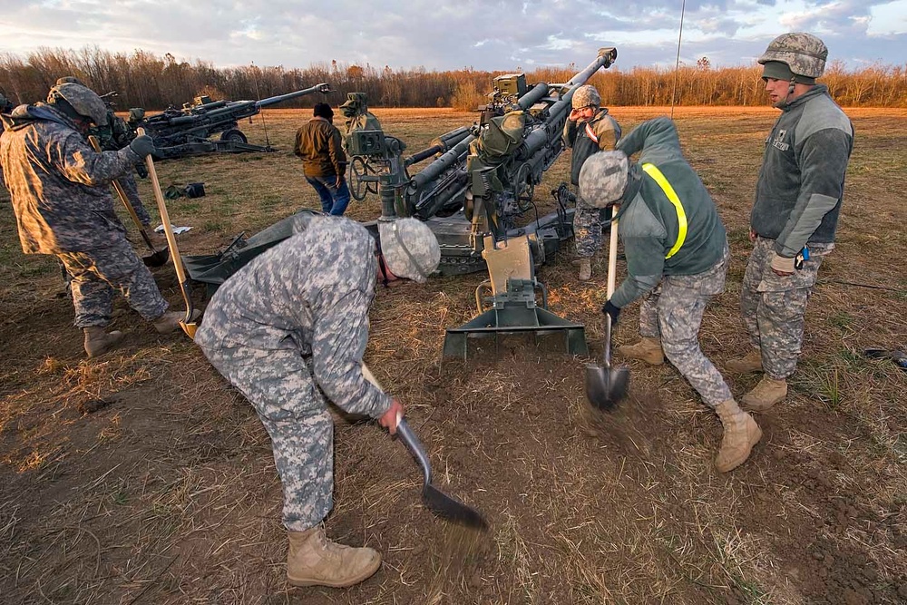 Indiana Guard Fires Historic Artillery Mission