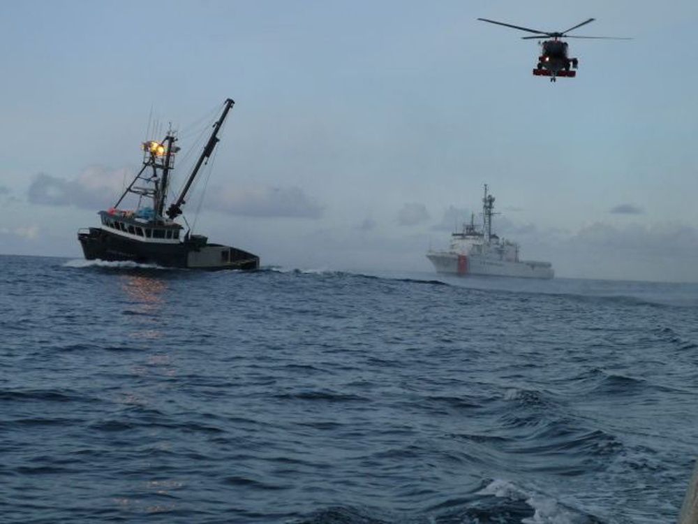 Coast Guard rescues injured fisherman 55 miles northeast of Dutch Harbor