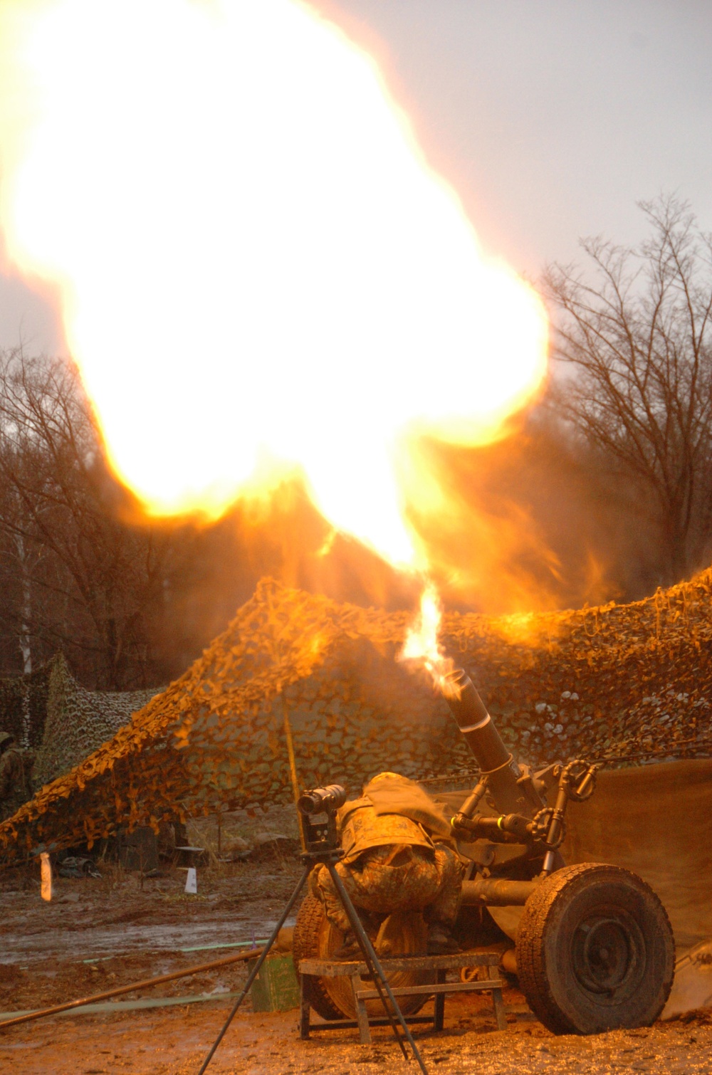 Missouri Army National Guard and Japanese military unite to overtake enemy forces