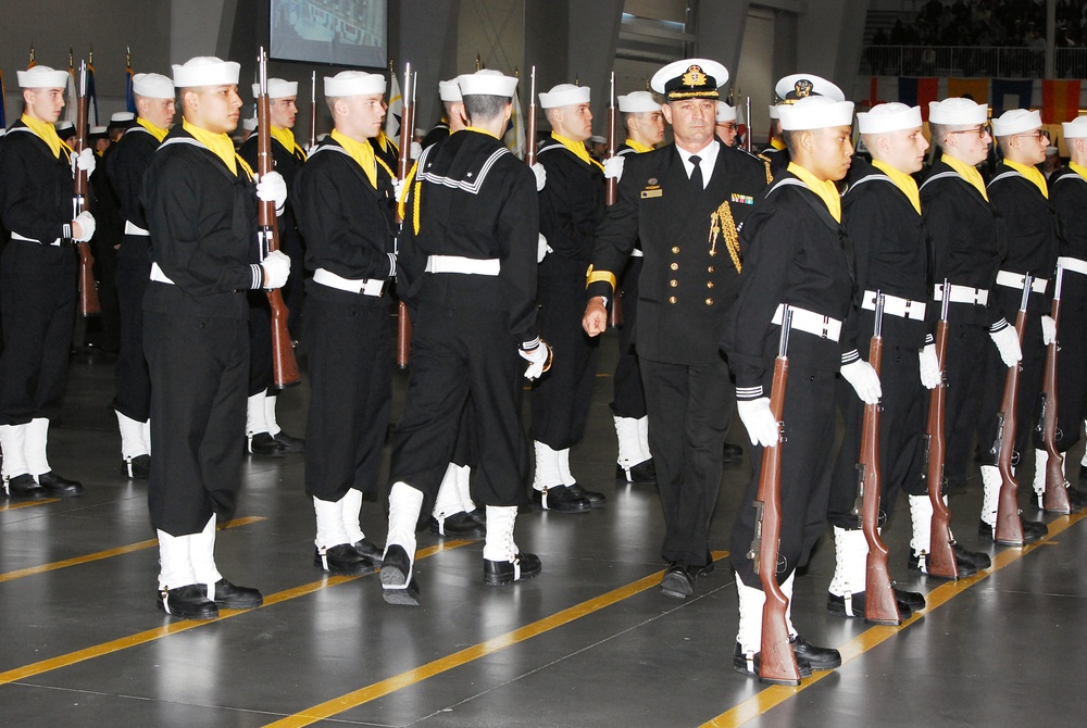 graduation ceremony at Recruit Training Command