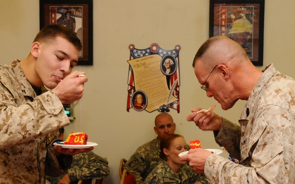 US Marines' 235th birthday on Camp Spann