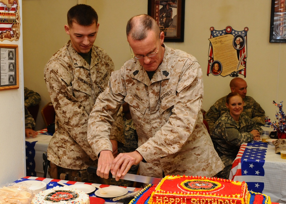 US Marines' 235th birthday on Camp Spann