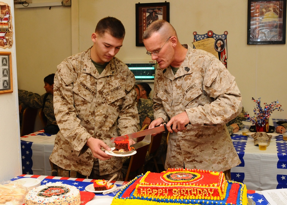 US Marines' 235th birthday on Camp Spann