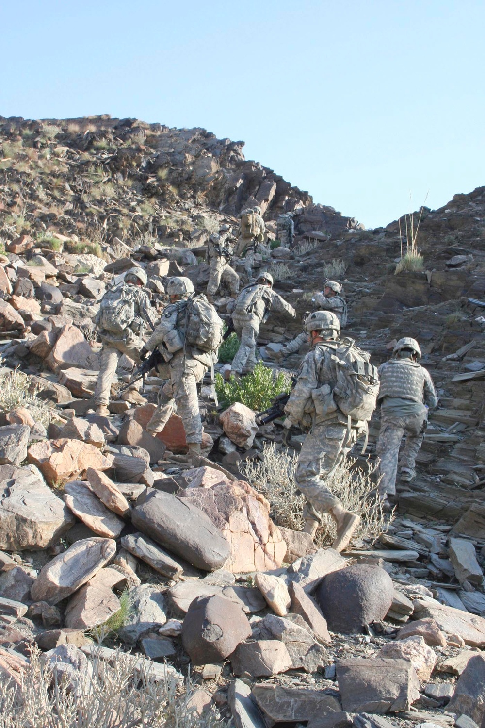 Attack Troop conquers mountain en route to Gurem