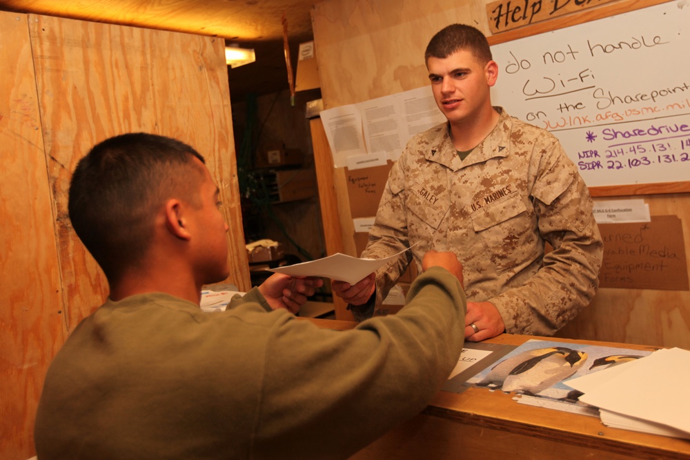 Communications Marines keep service members connected in Afghanistan