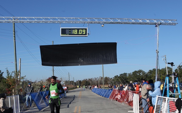 Battleship USS North Carolina hosts half marathon, 5K run