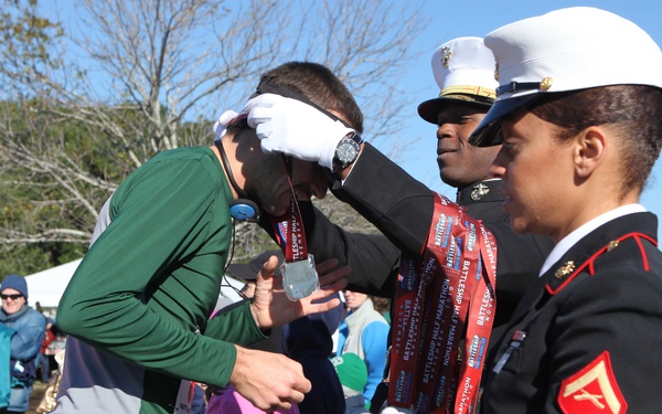 Battleship USS North Carolina hosts half marathon, 5K run