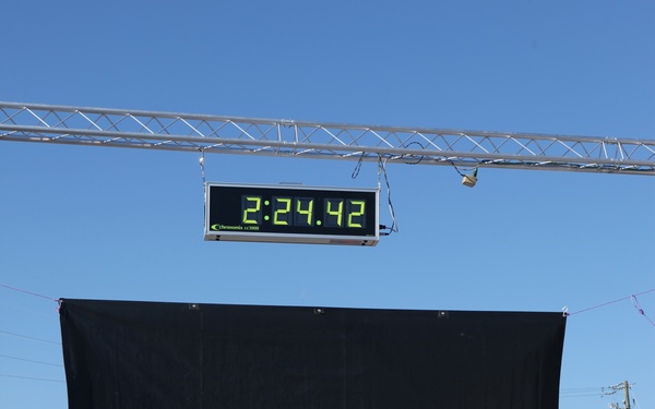 Battleship USS North Carolina hosts half marathon, 5K run