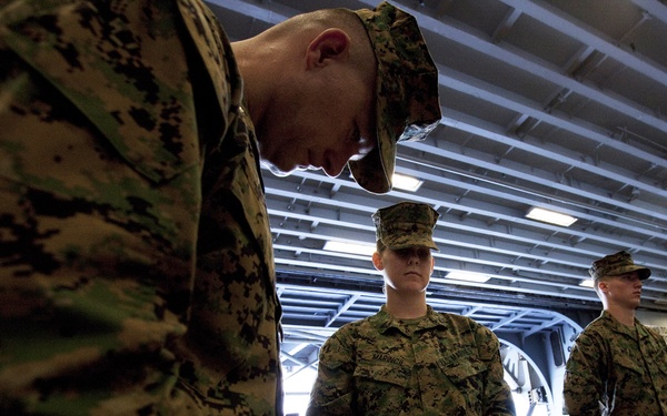 Marines, sailors celebrate 235th USMC birthday aboard USS Iwo Jima
