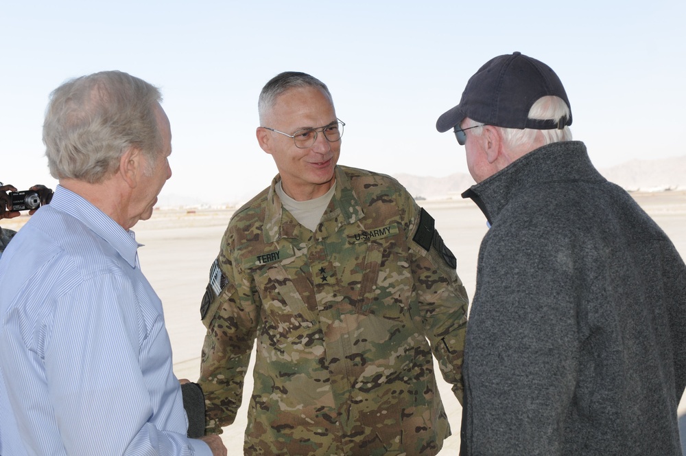 Senate delegation visits Afghanistan