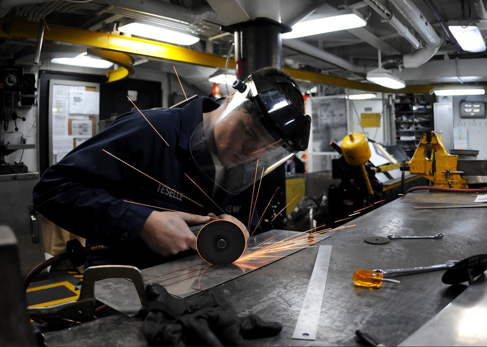 USS Ronald Reagan Action