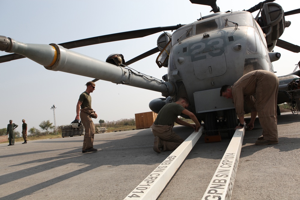 26th MEU departing Pakistan