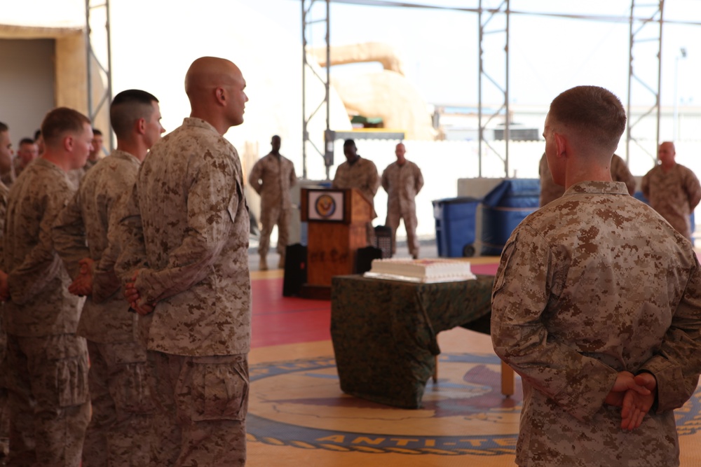 Camp Lemonnier Cake Cutting Ceremony