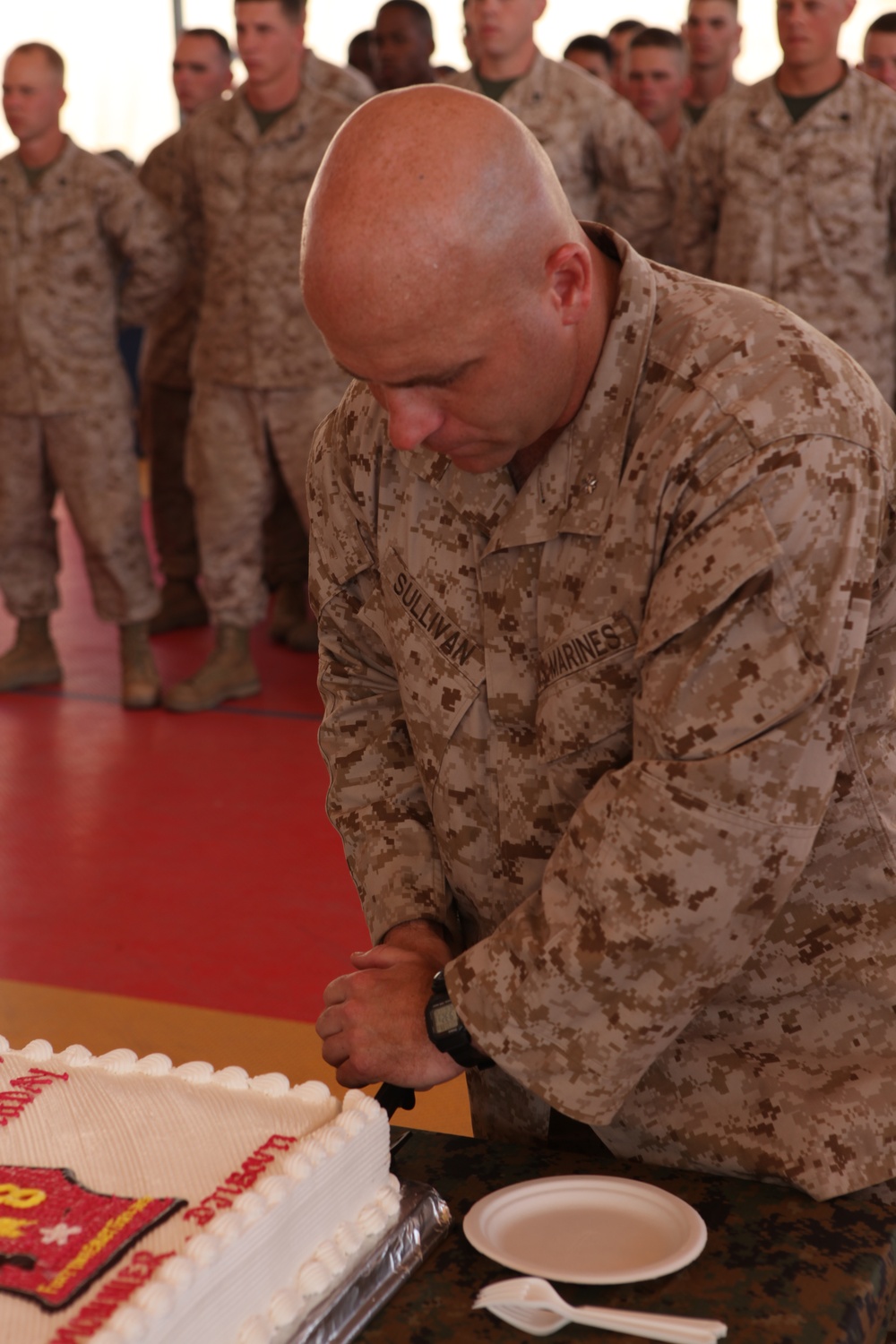 Camp Lemonnier Cake Cutting Ceremony