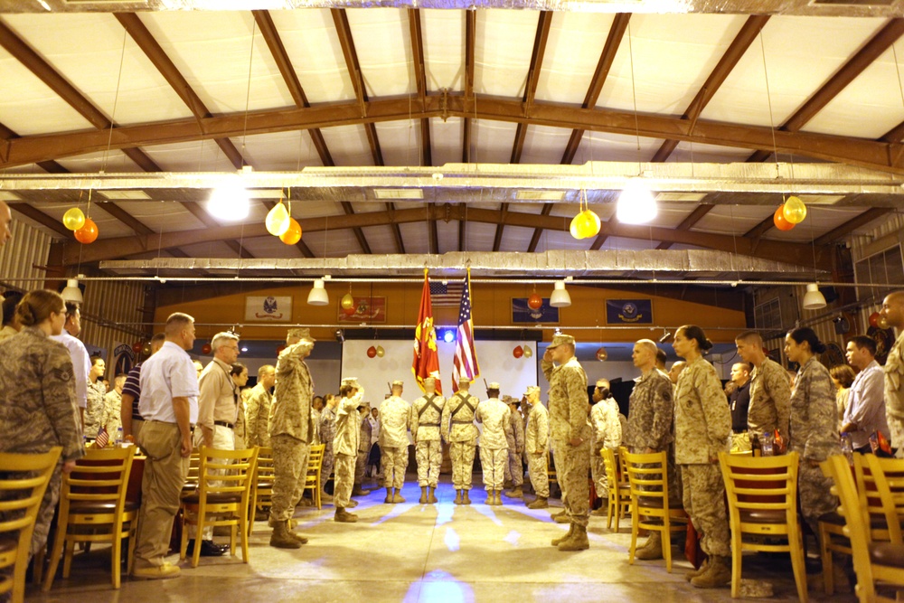 Camp Lemonnier Birthday Ceremony