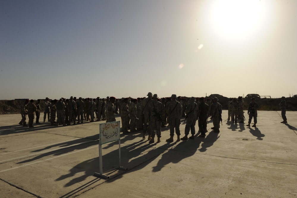 Graduation at FOB Cruz-Morris