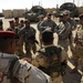 Iraqi Army Soldiers Conduct A Route Clearance