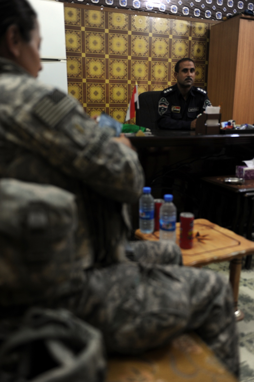 KLE in Al Qurna with Iraqi Police