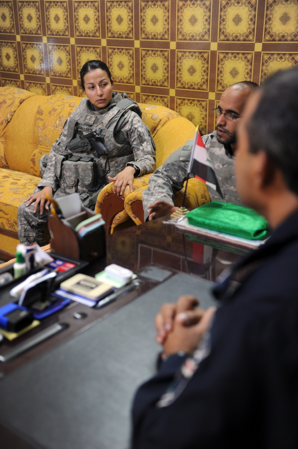 KLE in Al Qurna with Iraqi Police