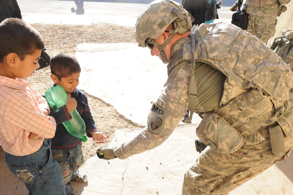 Family Visit Day at Iraqi Detention Facility