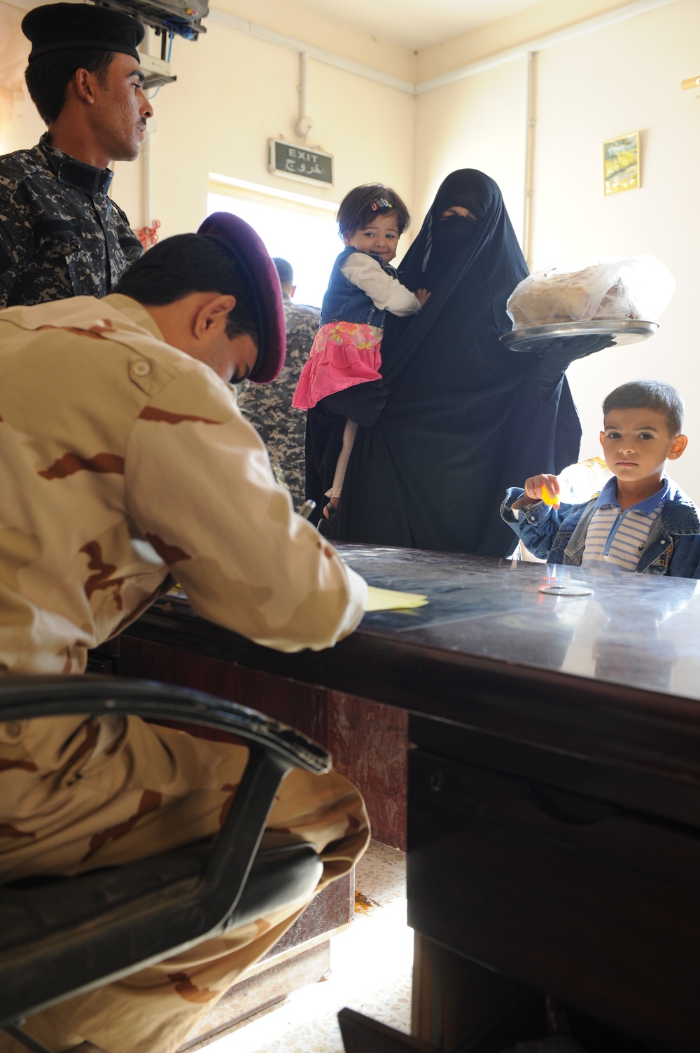 Family Visit Day at Iraqi Detention Facility