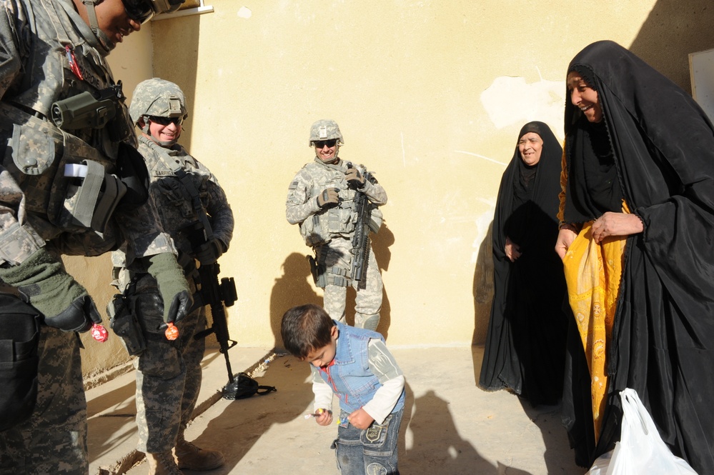 Family Visit Day at Iraqi Detention Facility