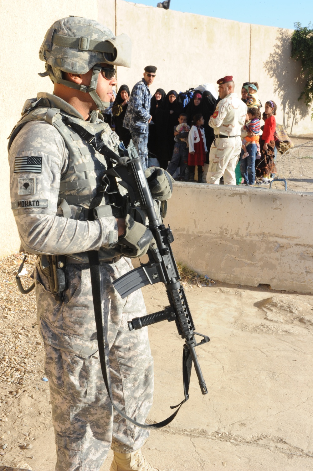 Family Visit Day at Iraqi Detention Facility