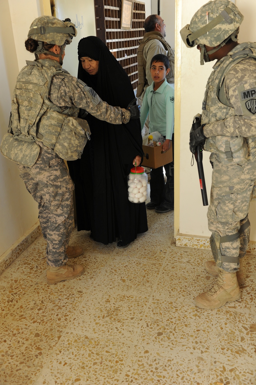 Family Visit Day at Iraqi Detention Facility