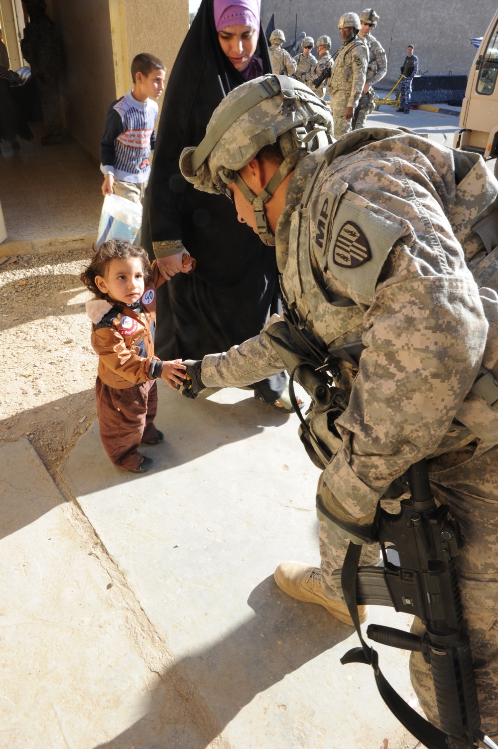 Family Visit Day at Iraqi Detention Facility