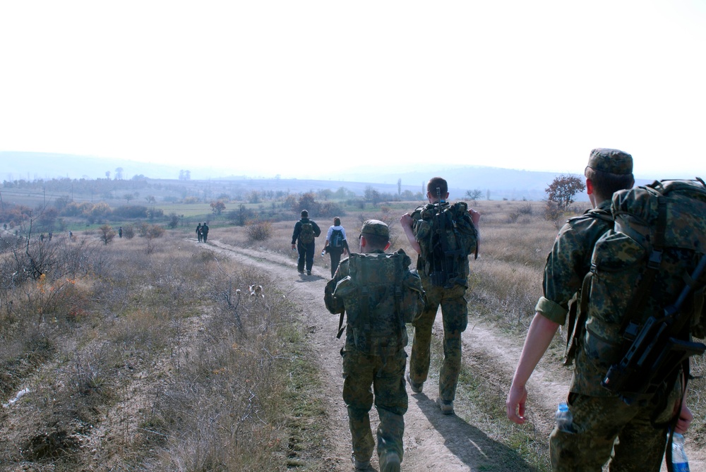 Dancon March tests KFOR soldiers