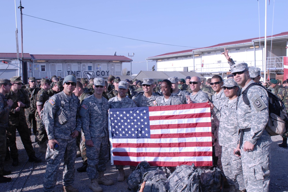 Dancon March tests KFOR soldiers