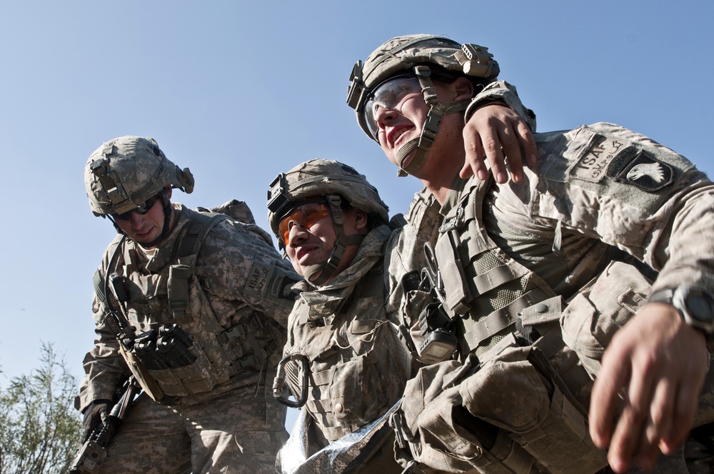 'Medic!' Just another day for combat medic