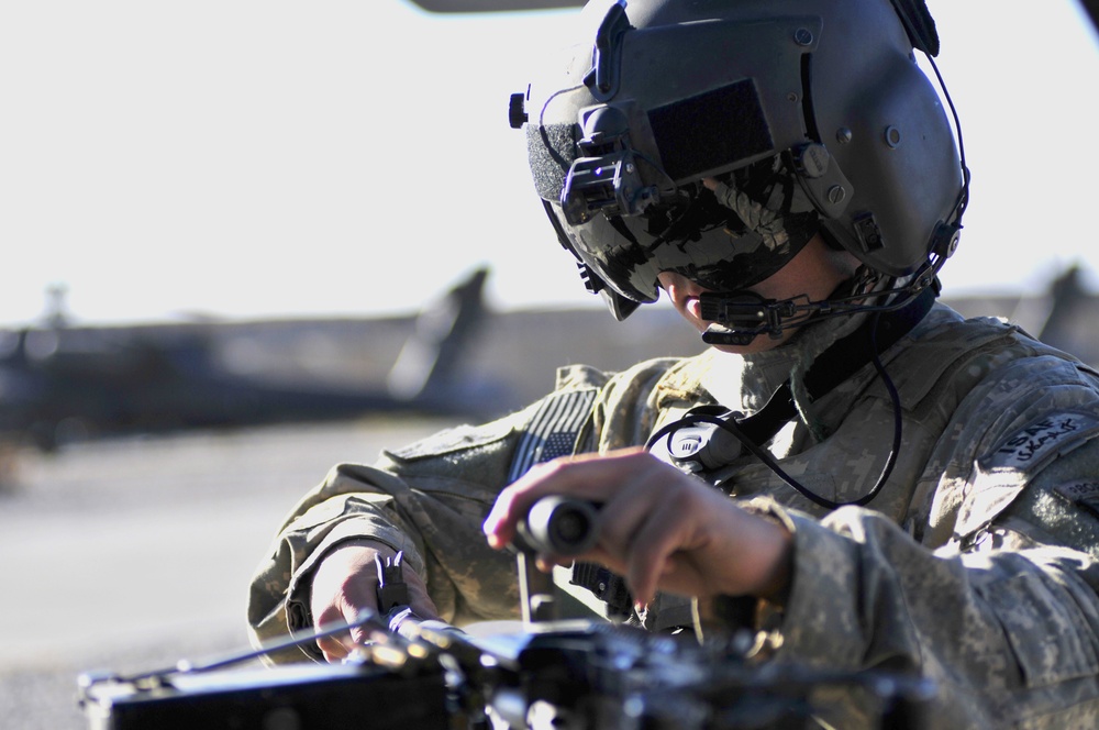 Task Force Eagle Assault's UH-60 Black Hawk Pilots and Crew Chief Transport Troops And Supplies