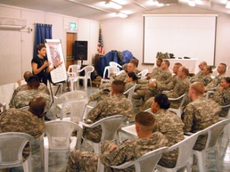 Long Knife Soldiers build morale, gain knowledge during SFI class