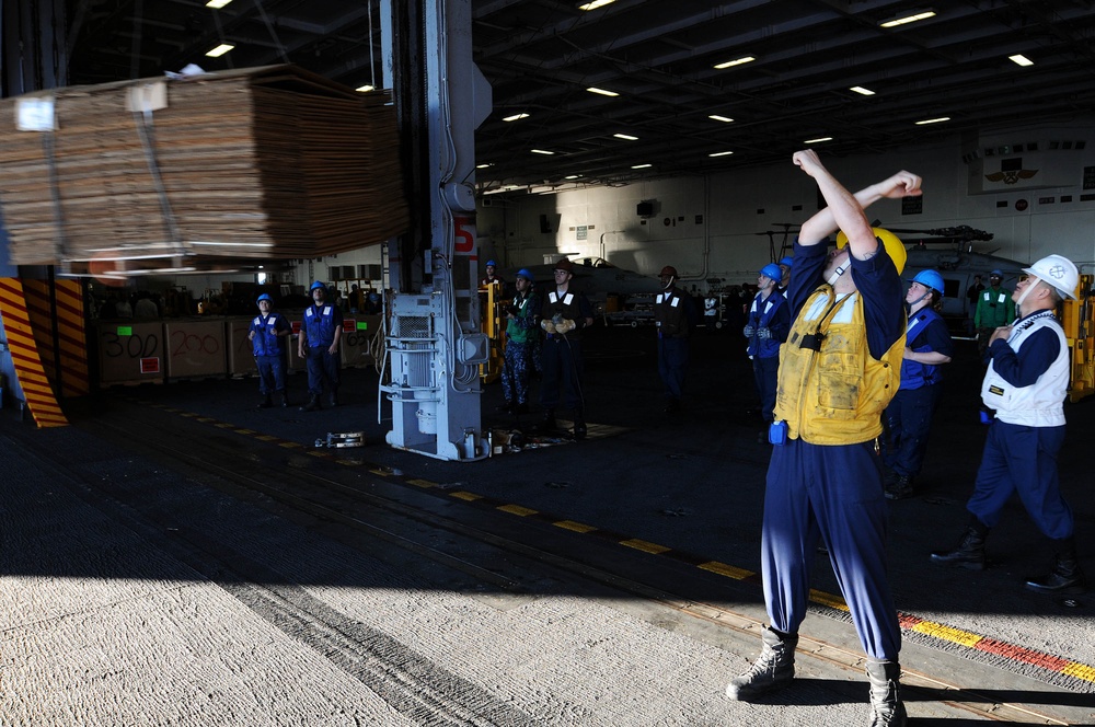 USS Ronald Reagan Action