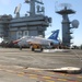 Training aircraft make carrier landings