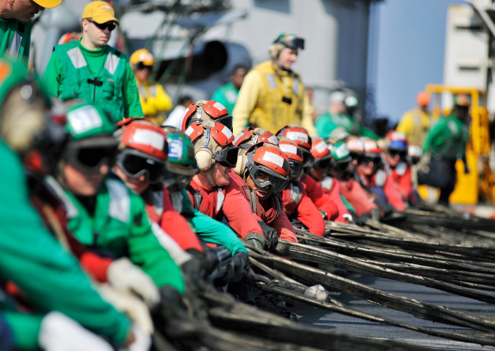 USS Harry S. Truman prepares for flight operations