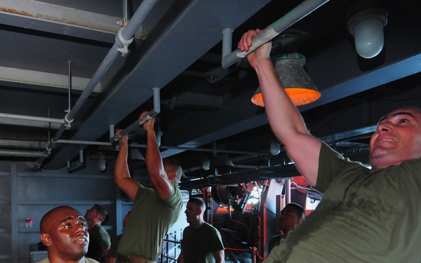 USS Ronald Reagan action