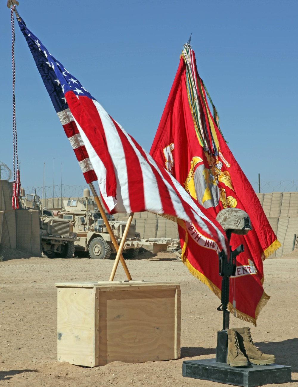 2nd Battalion, 9th Marine Regiment, honors the loss of a hero